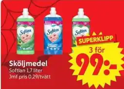 Nya Pulsen Softlan sköljmedel erbjuda