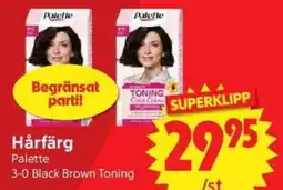 Nya Pulsen Palette Hårfärg 3-0 Black Brown Toning erbjuda