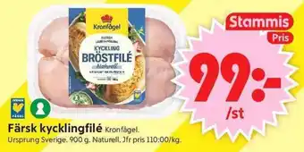 Kronfågel kycklingfilé