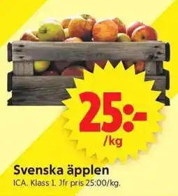 ICA Supermarket äpplen erbjuda