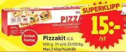 ICA Supermarket Pizzakit ICA erbjuda