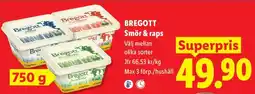 Lidl Bregott Smör & raps erbjuda
