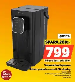 Power Point varmvattendispenser erbjuda