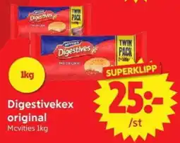 Nya Pulsen McVities digestivekex original erbjuda