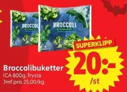 Nya Pulsen Broccolibuketter erbjuda