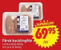 Nya Pulsen Lantkyckling färsk kycklingfilé erbjuda