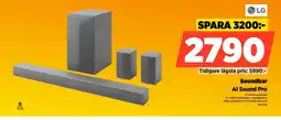 Power LG Soundbar AI Sound Pro erbjuda