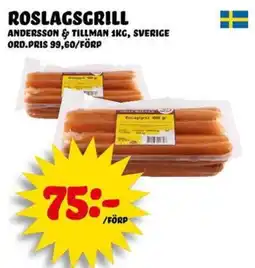 Nelins Roslagsgrill erbjuda