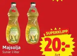 Nya Pulsen Sunar majsolja erbjuda