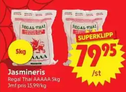 Nya Pulsen Regal Thai Jasmineris erbjuda