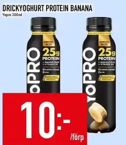 Matdax Yopro drickyoghurt protein banana erbjuda