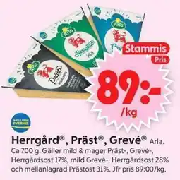 ICA Supermarket Arla Herrgård, Präst, Grevé erbjuda
