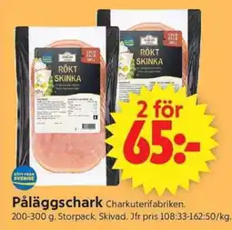 ICA Supermarket Påläggschark Rökt skinka erbjuda