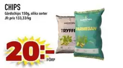 Nelins Gårdschips erbjuda