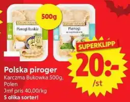 Nya Pulsen Polska piroger erbjuda
