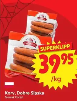 Nya Pulsen Nowak Korv, Dobre Slaska erbjuda