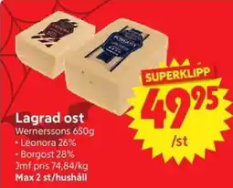 Nya Pulsen Lagrad ost erbjuda