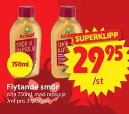 Nya Pulsen Arla flytande smör erbjuda