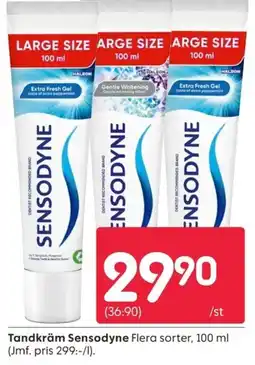 Rusta Sensodyne Tandkräm erbjuda