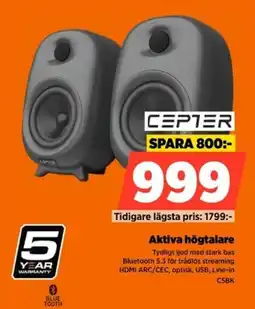Power Cepter aktiva högtalare erbjuda