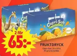ICA Maxi Capri-Sun fruktdryck erbjuda