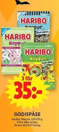 ICA Maxi Haribo godispåse erbjuda
