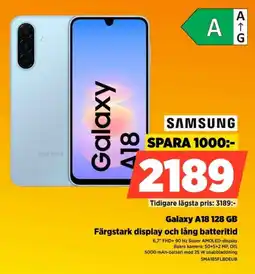Power Samsung galaxy a18 erbjuda