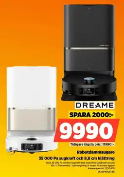 Power Dreame robotdammsugare erbjuda