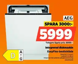 Power AEG integrerad diskmaskin EasyFlex-besticklåda erbjuda