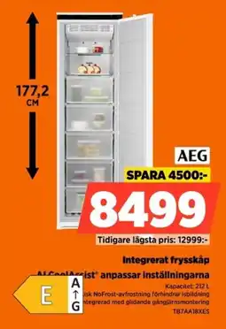Power AEG integrerat frysskap erbjuda