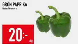 Matdax Grön paprika erbjuda