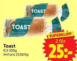 Nya Pulsen Toast erbjuda