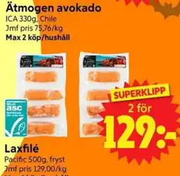 Nya Pulsen Laxfilé erbjuda