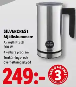 Lidl Silvercrest mjölkskummare erbjuda