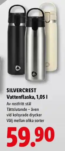 Lidl Silvercrest vattenflaska erbjuda