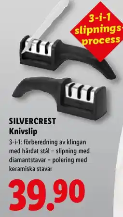 Lidl Silvercrest knivslip erbjuda