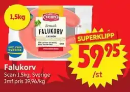 Nya Pulsen Scan Falukorv erbjuda