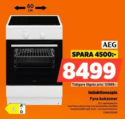 Power Aeg induktionsspis fyra kokzoner erbjuda