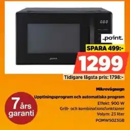 Power Point mikrovågsugn erbjuda