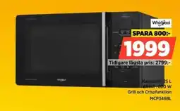 Power Whirlpool grill och crispfunktion erbjuda