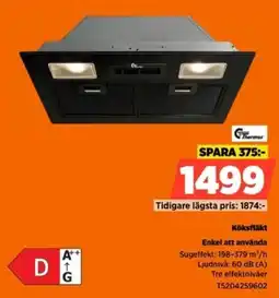Power Thermex köksfläkt erbjuda