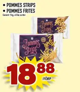 Matdax Garant pommes strips erbjuda