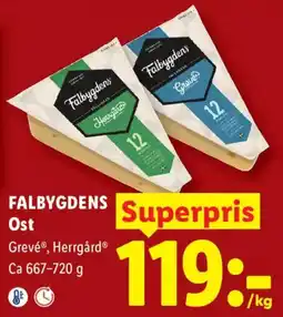 Lidl Falbygdens Ost erbjuda
