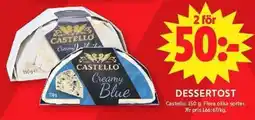 ICA Maxi Castello dessertost erbjuda