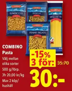 Lidl Combino pasta erbjuda