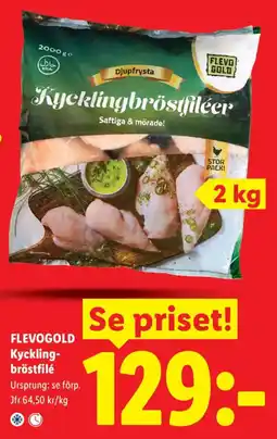 Lidl Flevo Gold Kycklingbröstfilé erbjuda