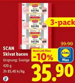 Lidl Scan skivat bacon erbjuda