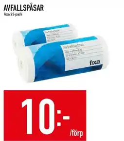 Matdax Fixa avfallspåsar erbjuda