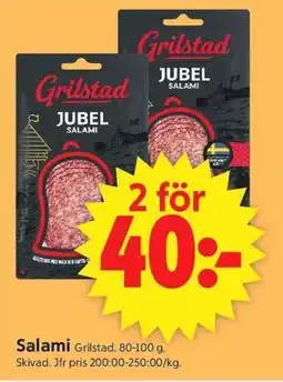 ICA Supermarket Grilstad jubel salami erbjuda