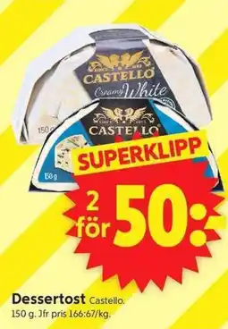ICA Supermarket Dessertost Castello erbjuda